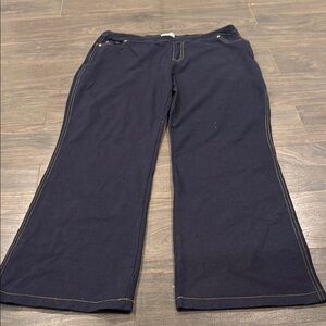 Pajama jeans Stylish Black Wide-Leg Pants size XL 1:22